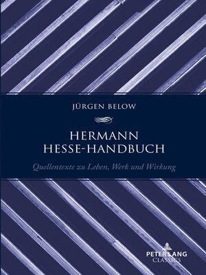cover image of Hermann Hesse-Handbuch